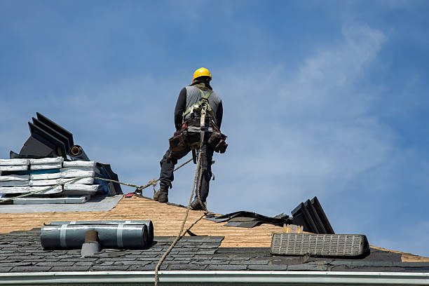 Professional Roof Replacement technician working in Lewisburg, OH